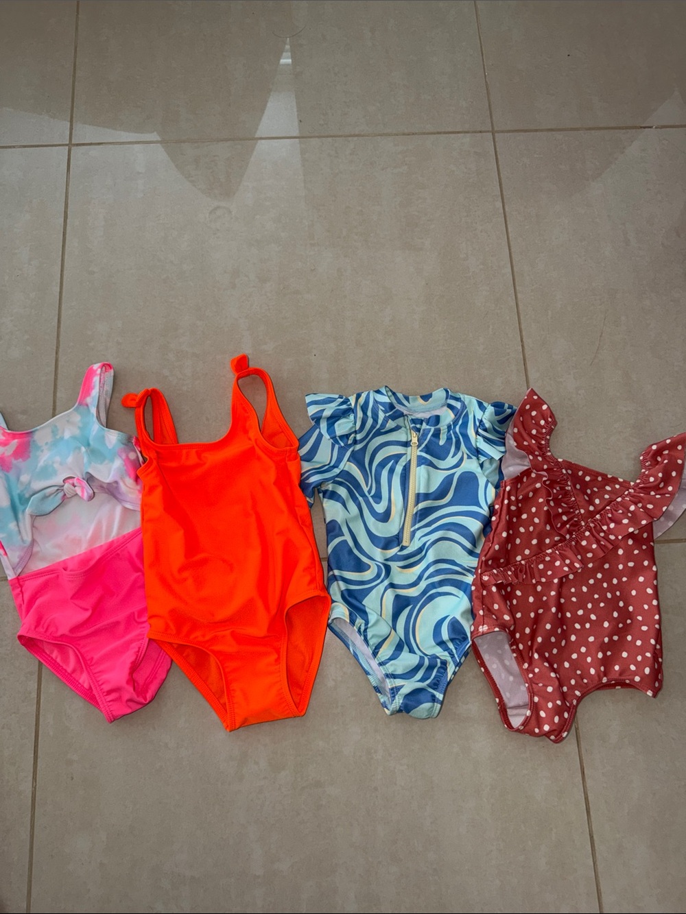 Toddler Girls One-piece Swim Bundle size 2T